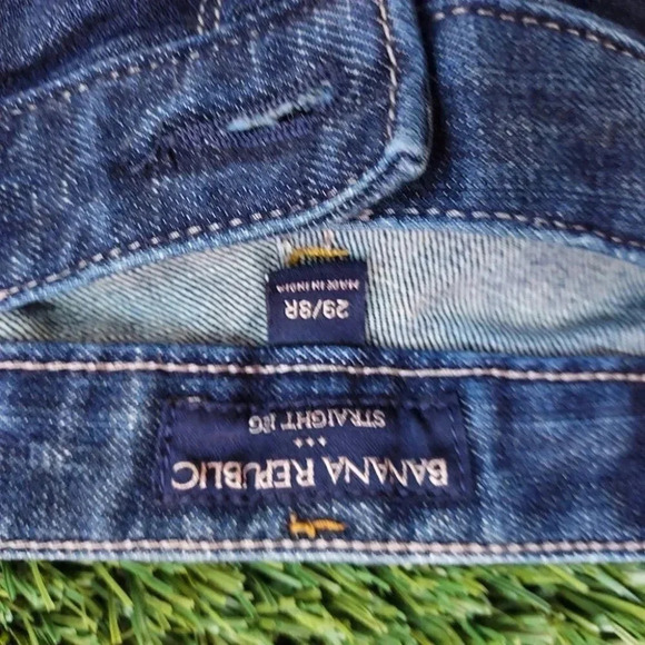 Banana Republic Womens Jeans Straight Leg Size 29/8R - Picture 9 of 12